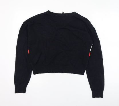 Womens UK Size XS H&M Blue Pullover Jumper