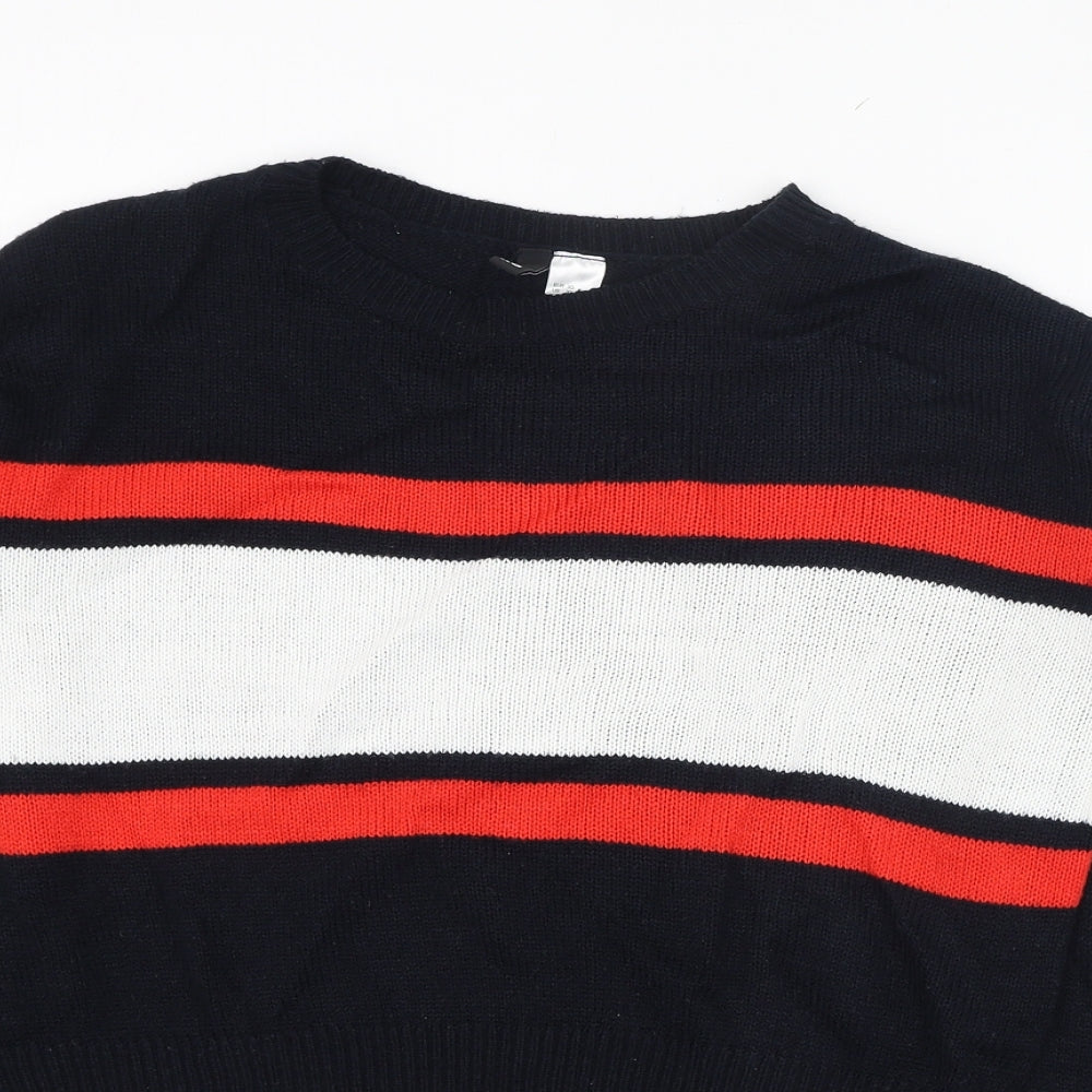Womens UK Size XS H&M Blue Pullover Jumper