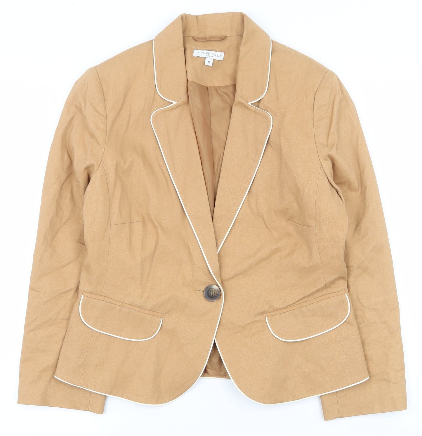 Womens UK Size 12 New Look Brown Jacket