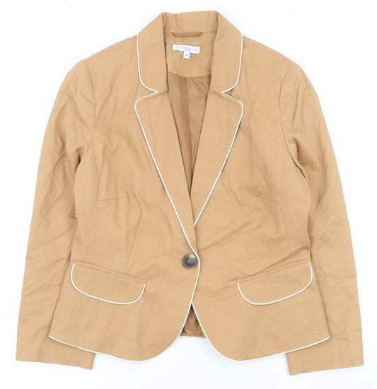 Womens UK Size 12 New Look Brown Jacket