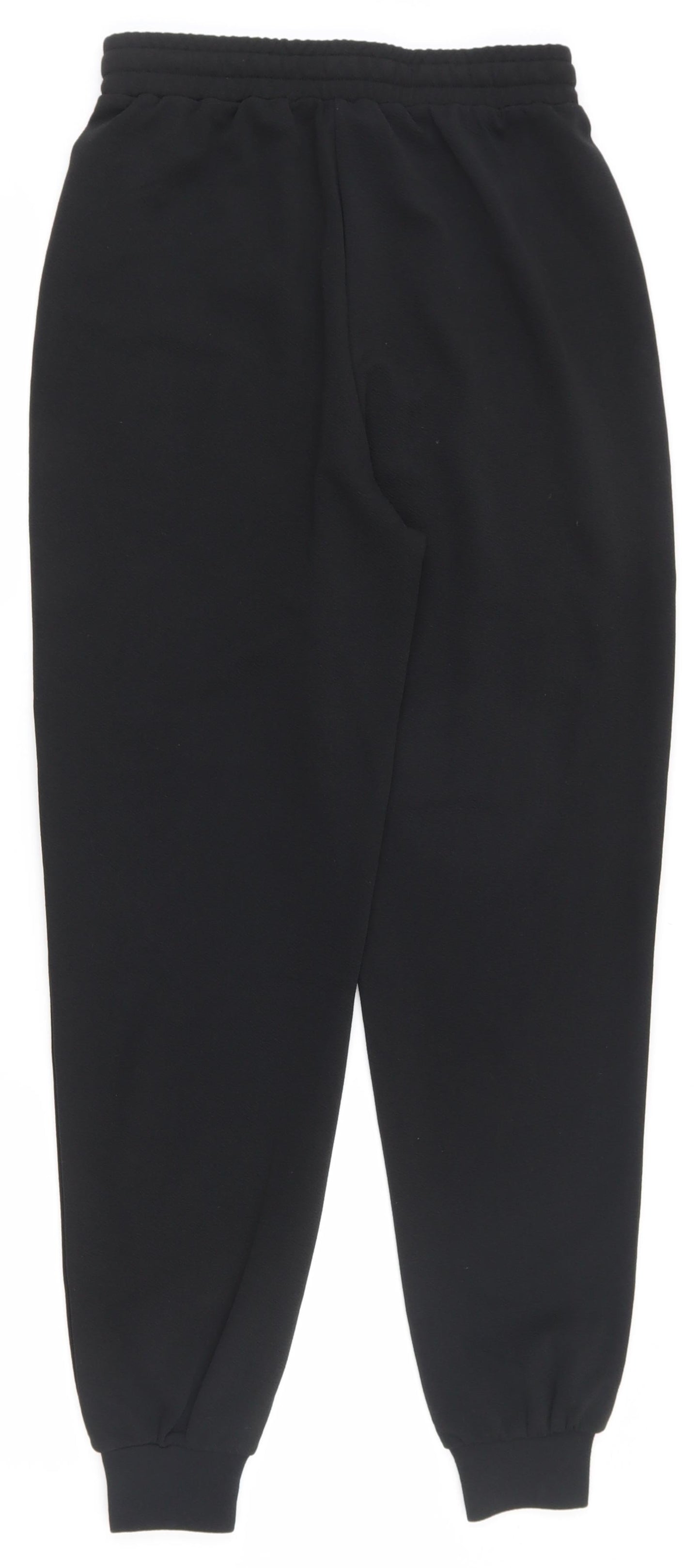 Womens UK Size XS SheIn Regular Fit Jogger Black Trousers