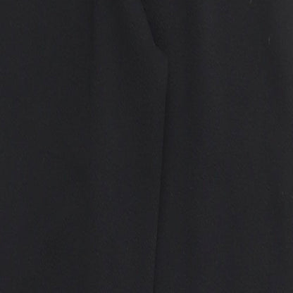 Womens UK Size XS SheIn Regular Fit Jogger Black Trousers