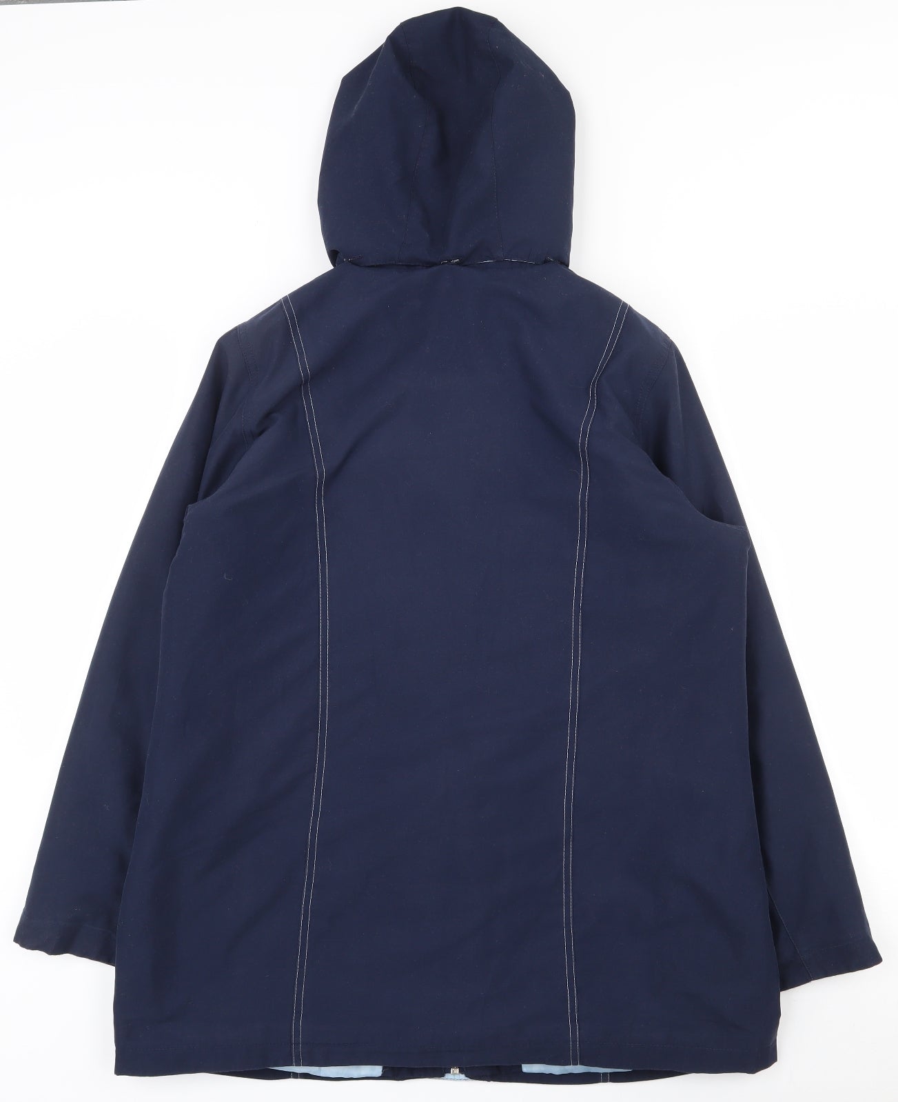 Womens UK Size S Bonmarché Blue Anorak Coat