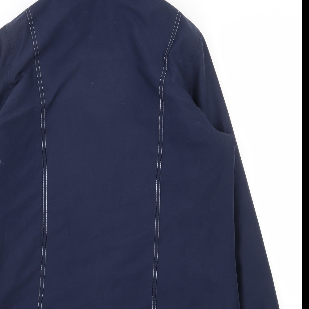 Womens UK Size S Bonmarché Blue Anorak Coat