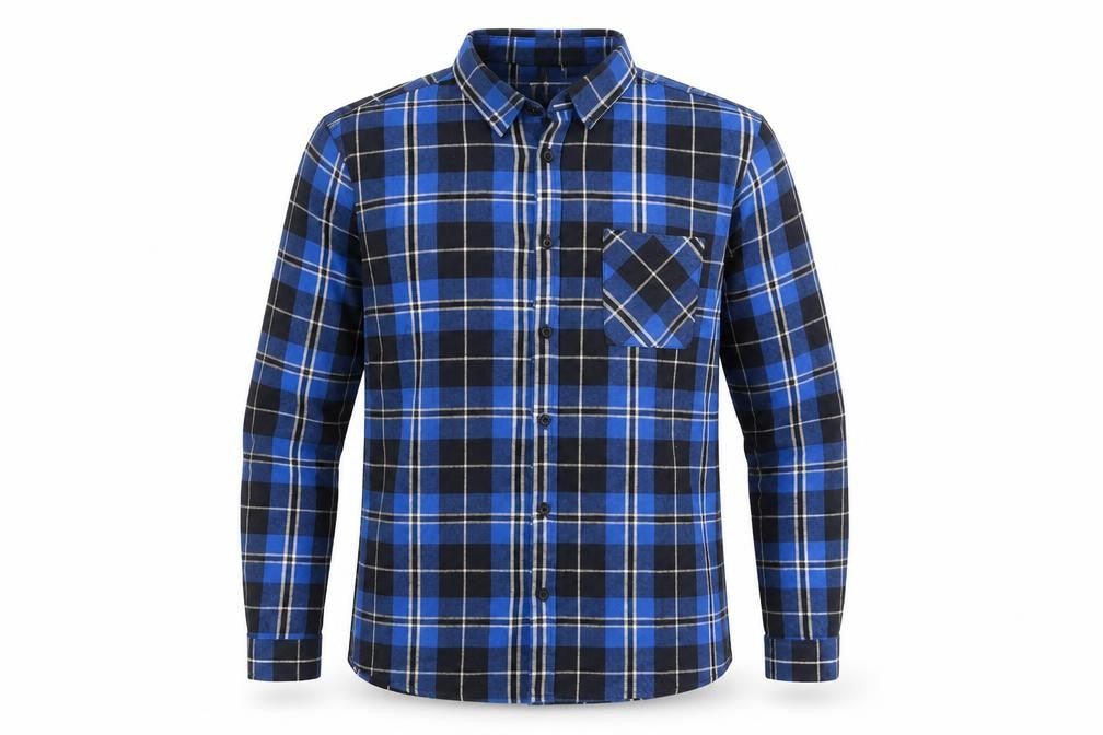 Mens UK Size M Another Influence Blue  Button-Up Long Sleeve Casual Shirt