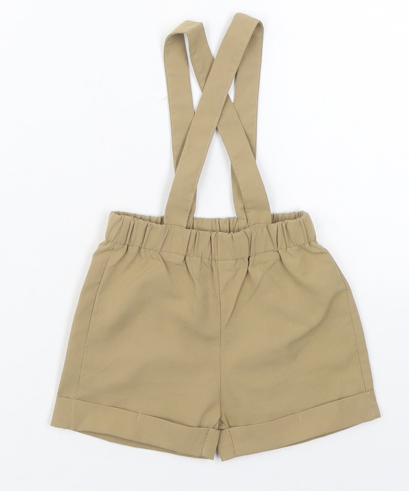 SheIn Baby Beige  Polyester Cropped Trousers Size 12 Months