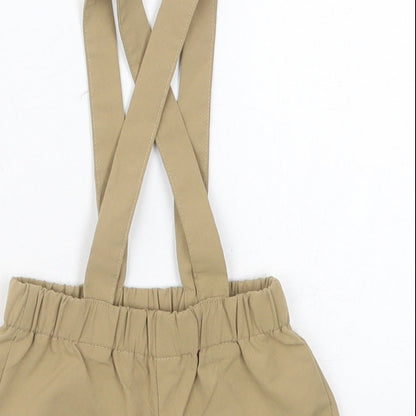 SheIn Baby Beige  Polyester Cropped Trousers Size 12 Months
