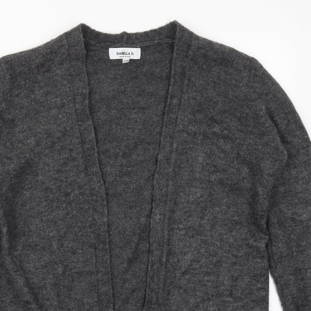 Womens UK Size S Isabella D Grey Cardigan Jumper