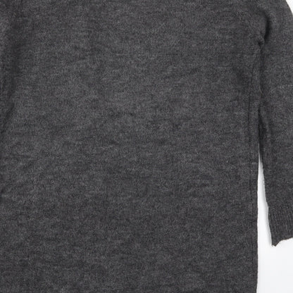 Womens UK Size S Isabella D Grey Cardigan Jumper