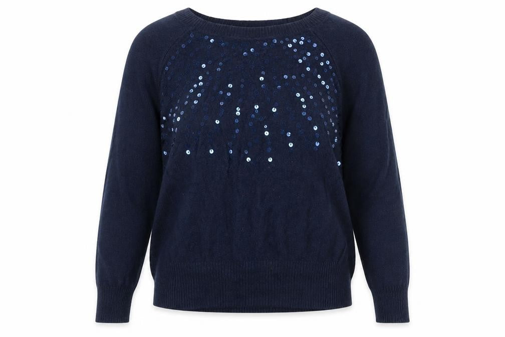 Womens UK Size 8 NEXT Blue Pullover Jumper