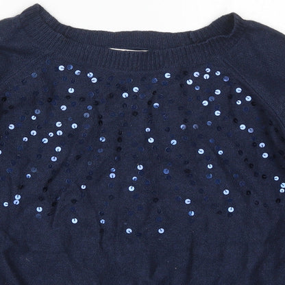 Womens UK Size 8 NEXT Blue Pullover Jumper