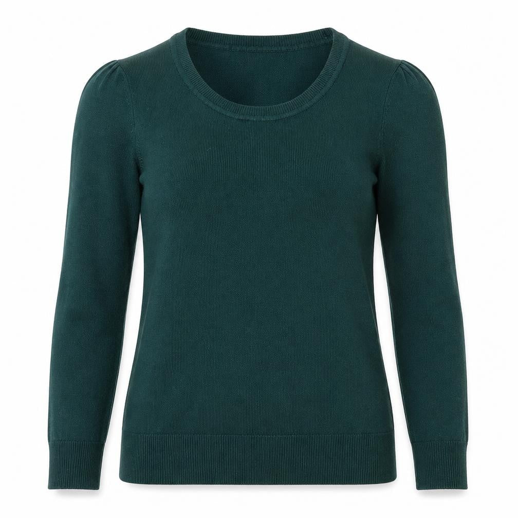 Womens UK Size 6 F&F Green Pullover Jumper