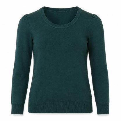 Womens UK Size 6 F&F Green Pullover Jumper