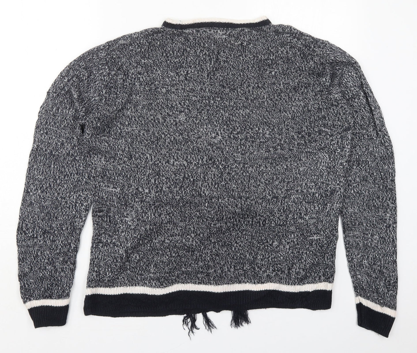 TU Mens Blue Crew Neck  Acrylic Pullover Jumper Size L   - Rudolph