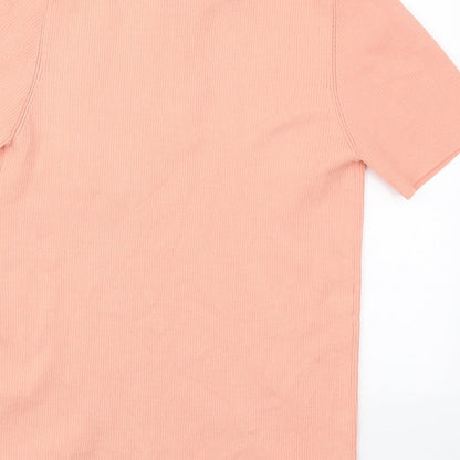 Dunnes Womens Pink  Polyester Basic Polo Size XL Collared