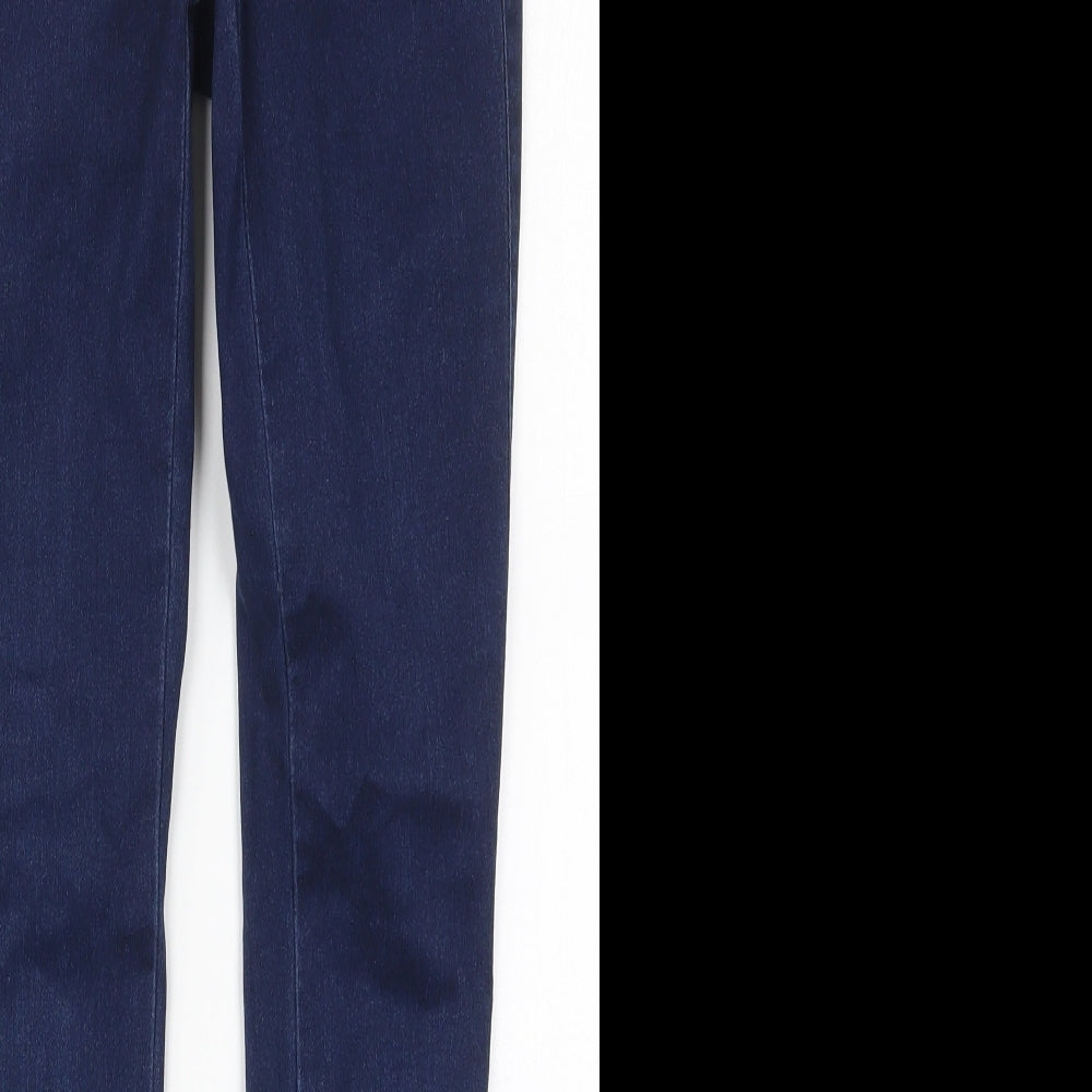 Only Womens Blue  Cotton Skinny Jeans Size S L30 in Regular Button