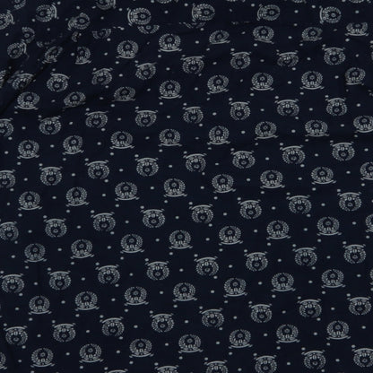 Mens UK Size L Pelaco Blue  Button-Up Short Sleeve Casual Shirt