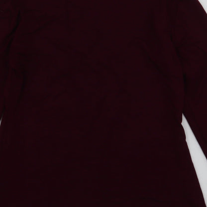 Womens UK Size 12 New Look Red Jersey T-Shirt