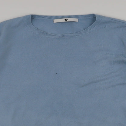 Womens UK Size 14 V by Very Blue Pullover Jumper