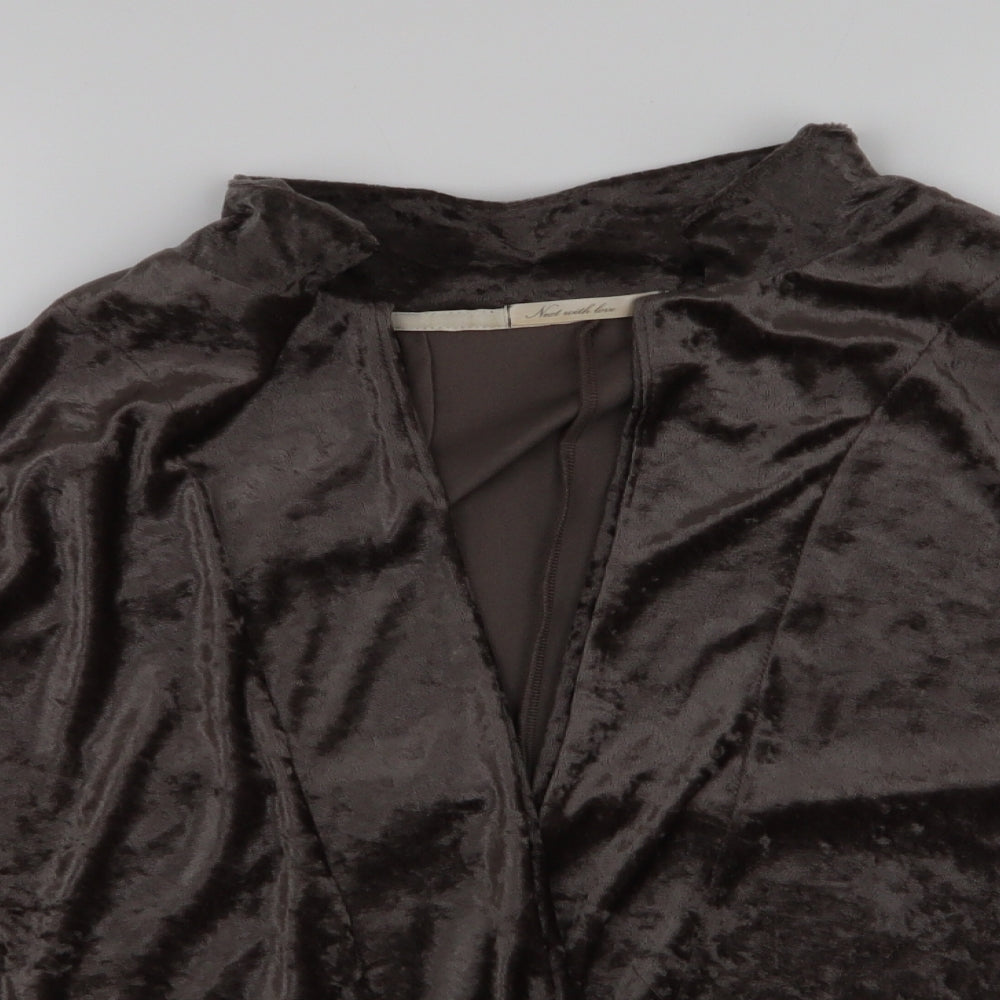 Womens UK Size 20 NEXT Brown Jacket