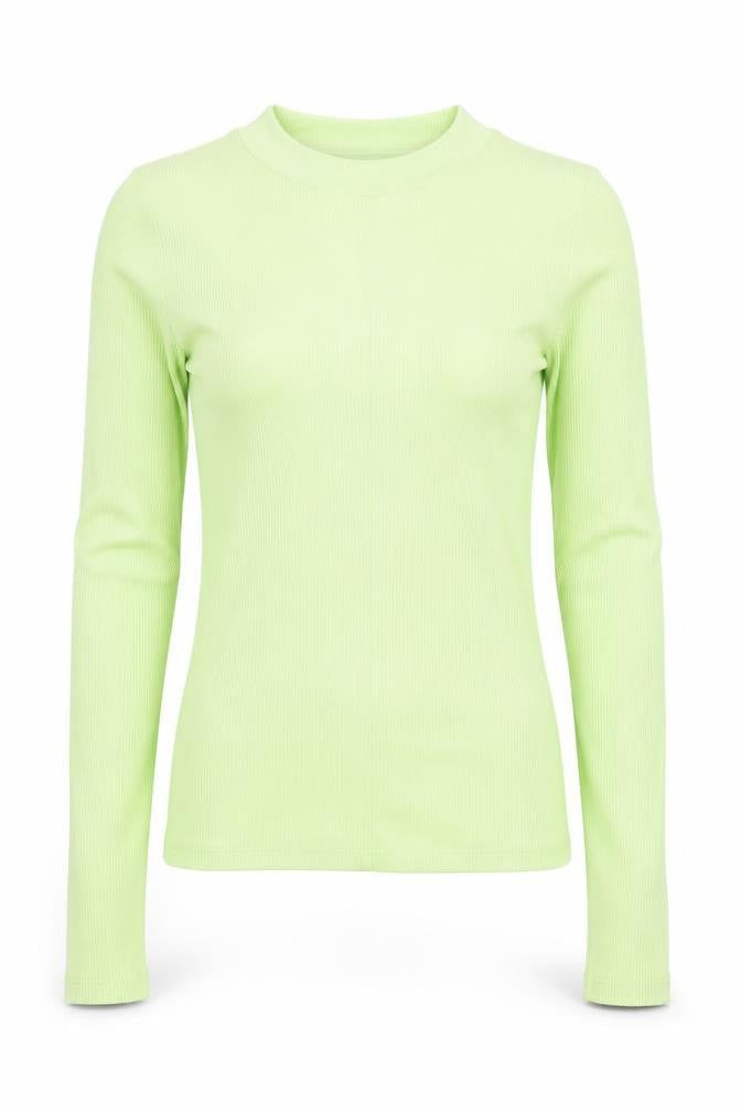 Womens UK Size 8 Topshop Green Basic T-Shirt