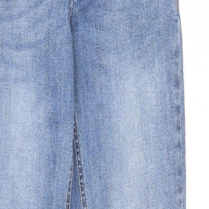 Denim co Womens Blue  Cotton Skinny Jeans Size 28 L31 in Regular Zip