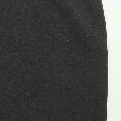 Part Two Womens Grey  Polyester Straight & Pencil Skirt Size M   Zip