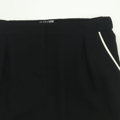 sOliver Womens Black  Polyester A-Line Skirt Size 10   Hook & Eye