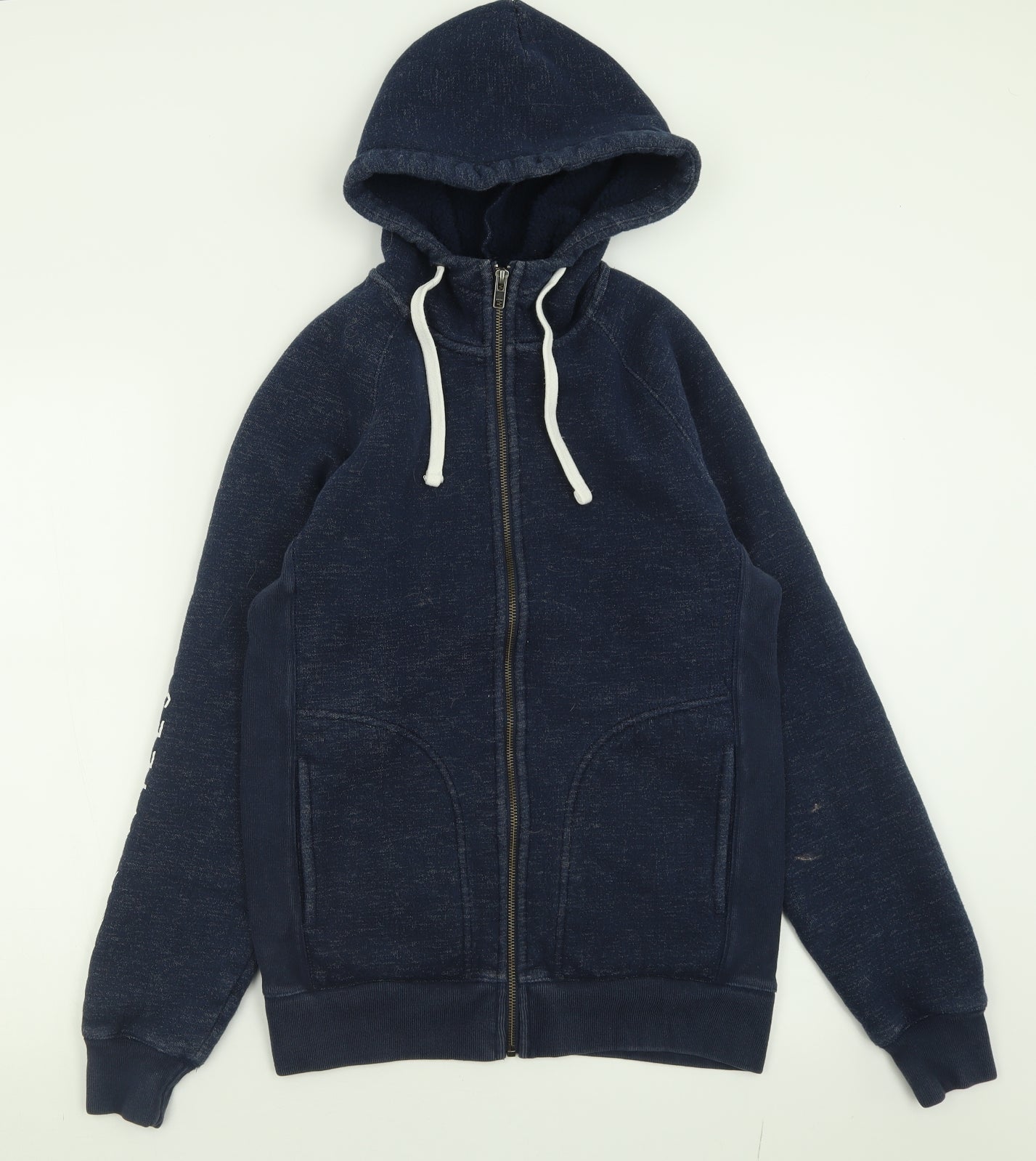 Mens UK Size XS Jack Wills Blue Full Zip Hoodie