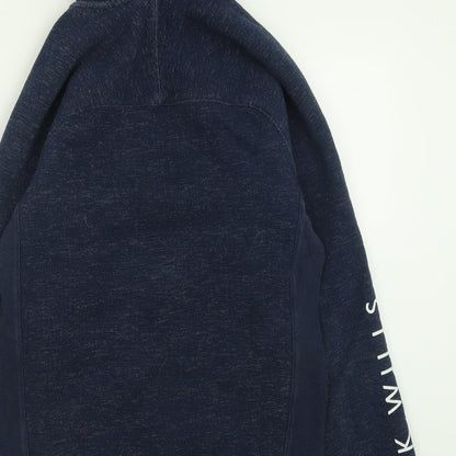 Mens UK Size XS Jack Wills Blue Full Zip Hoodie