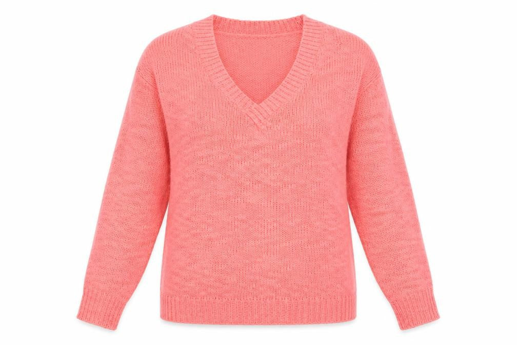 Womens UK Size M H&M Pink Pullover Jumper
