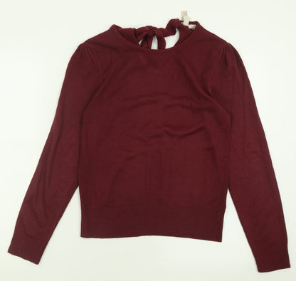 Womens UK Size S H&M Purple Pullover Jumper