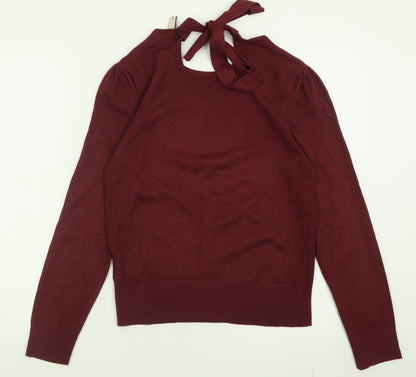 Womens UK Size S H&M Purple Pullover Jumper