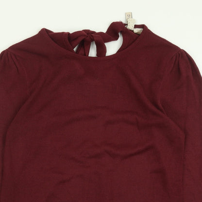 Womens UK Size S H&M Purple Pullover Jumper