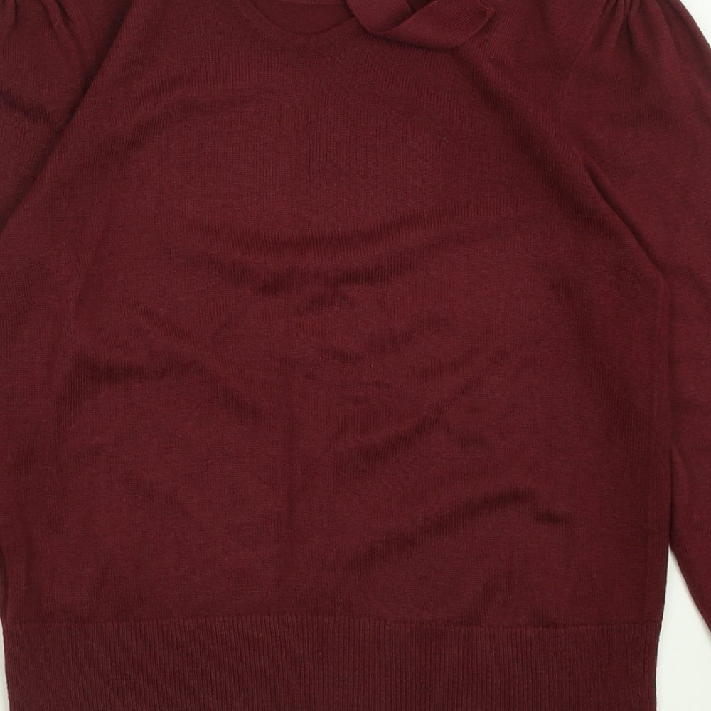 Womens UK Size S H&M Purple Pullover Jumper