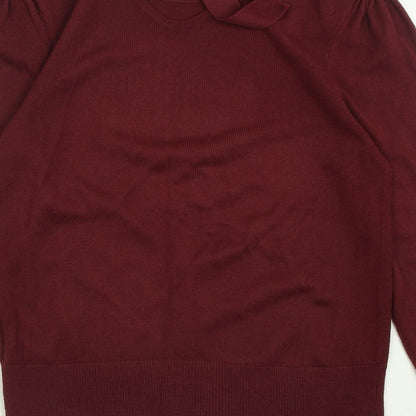 Womens UK Size S H&M Purple Pullover Jumper