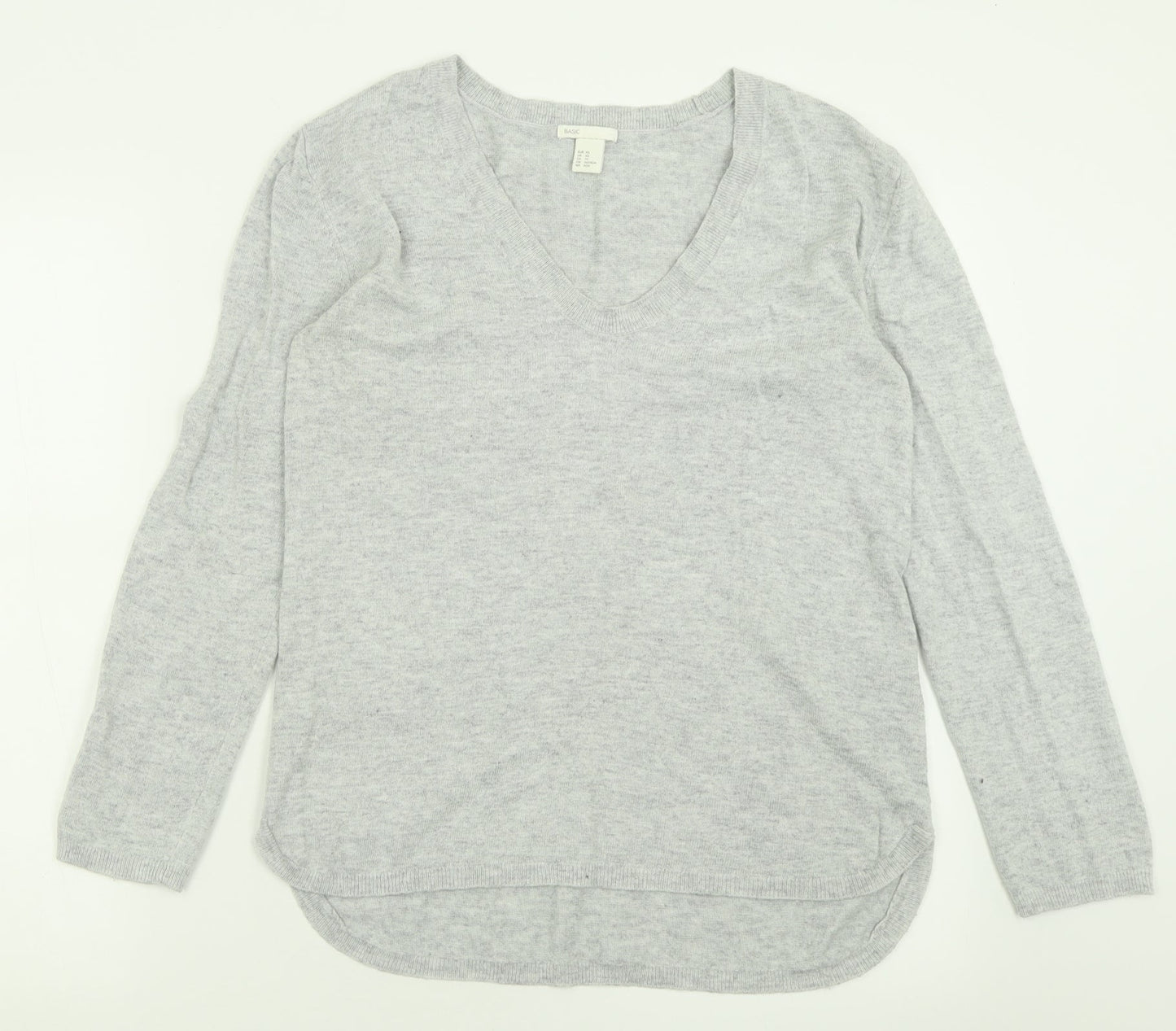 Womens UK Size XS H&M Grey Pullover Jumper