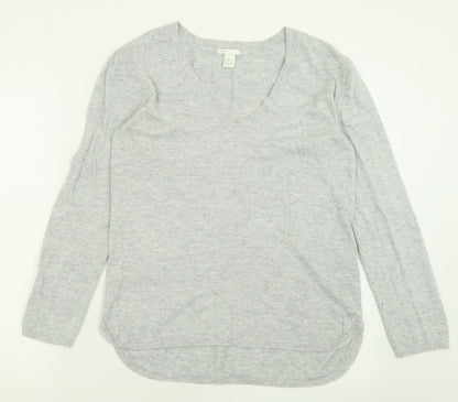 Womens UK Size XS H&M Grey Pullover Jumper