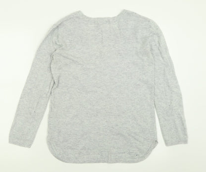 Womens UK Size XS H&M Grey Pullover Jumper