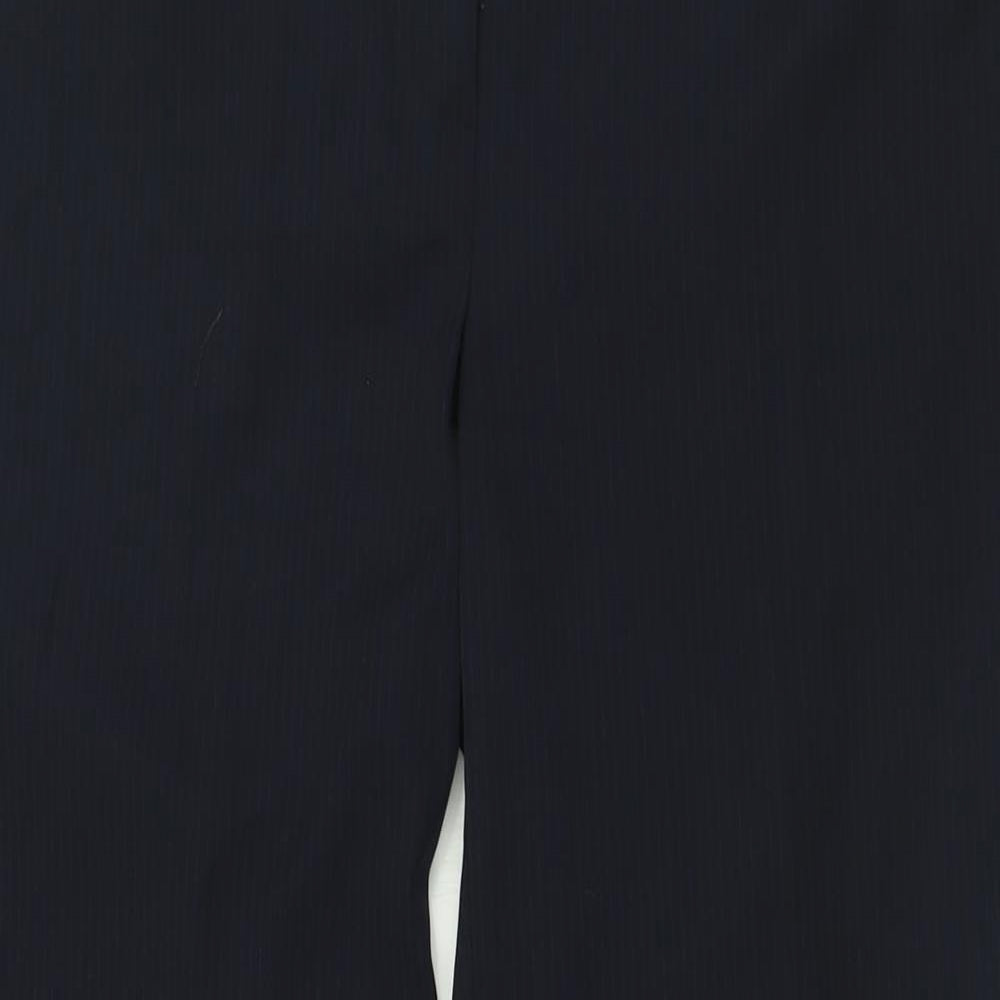 Womens UK Size 12 Marks and Spencer Regular Fit  Blue Trousers