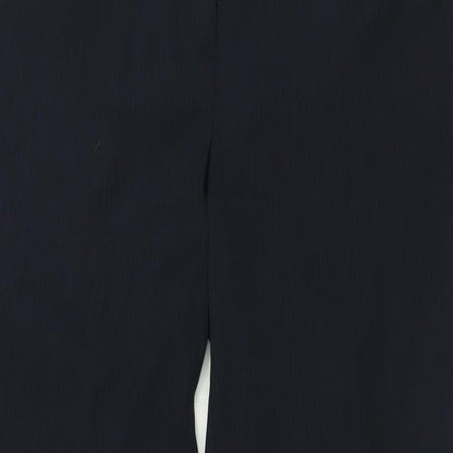 Womens UK Size 12 Marks and Spencer Regular Fit  Blue Trousers