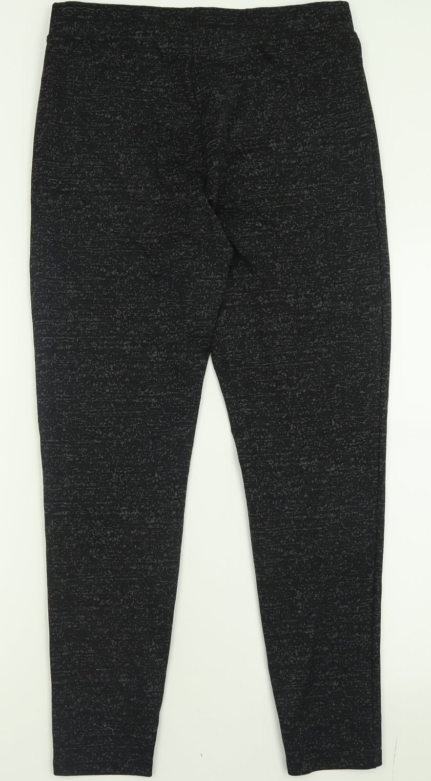 Womens UK Size 16 Papaya Regular Fit Capri Black Trousers