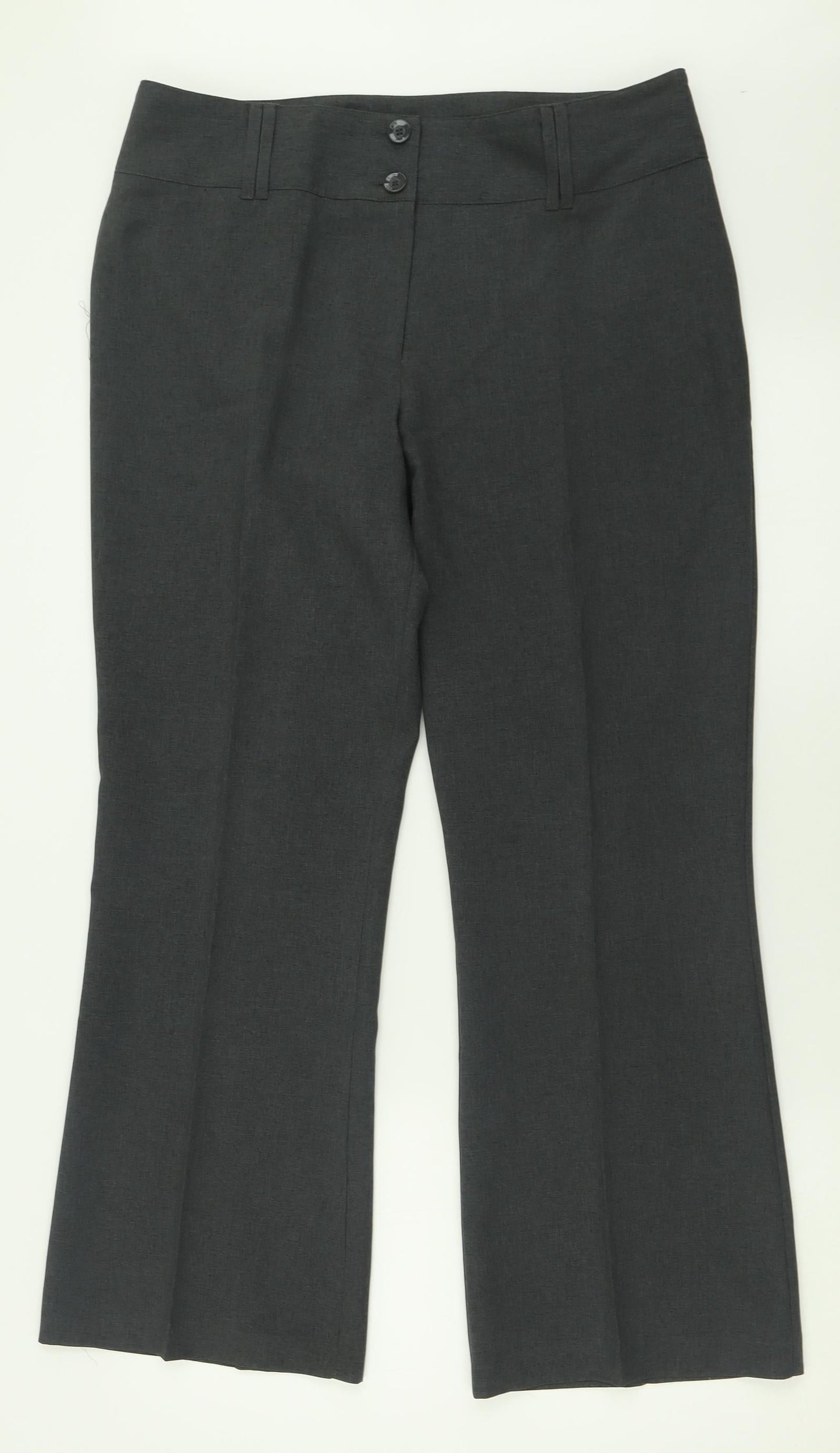 Womens UK Size 14 Papaya Regular Fit  Grey Trousers