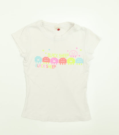 Womens UK Size XS Only White Basic T-Shirt