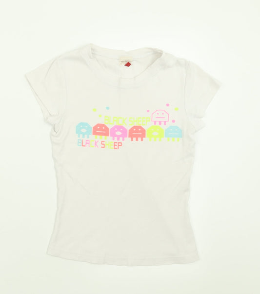 Womens UK Size XS Only White Basic T-Shirt