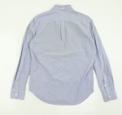 Mens UK Size S Gap Black  Button-Up Long Sleeve Casual Shirt