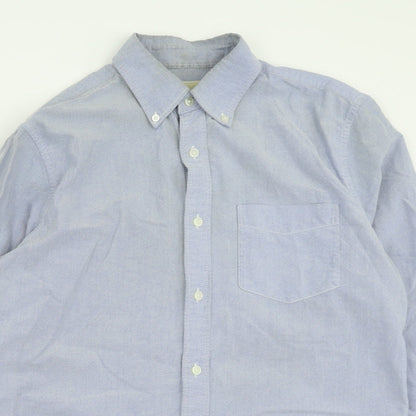 Mens UK Size S Gap Black  Button-Up Long Sleeve Casual Shirt