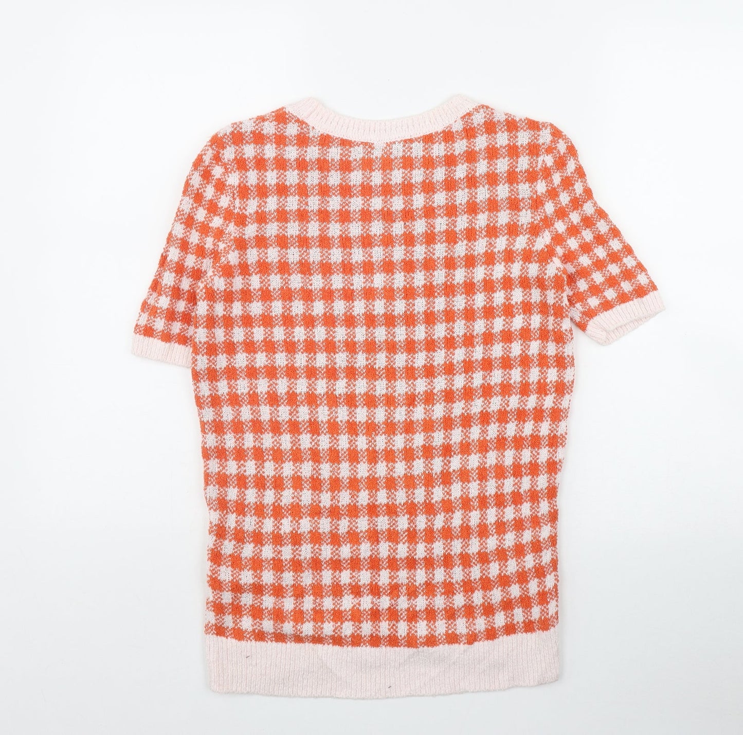Womens UK Size 10 Marks and Spencer Orange Pullover Jumper