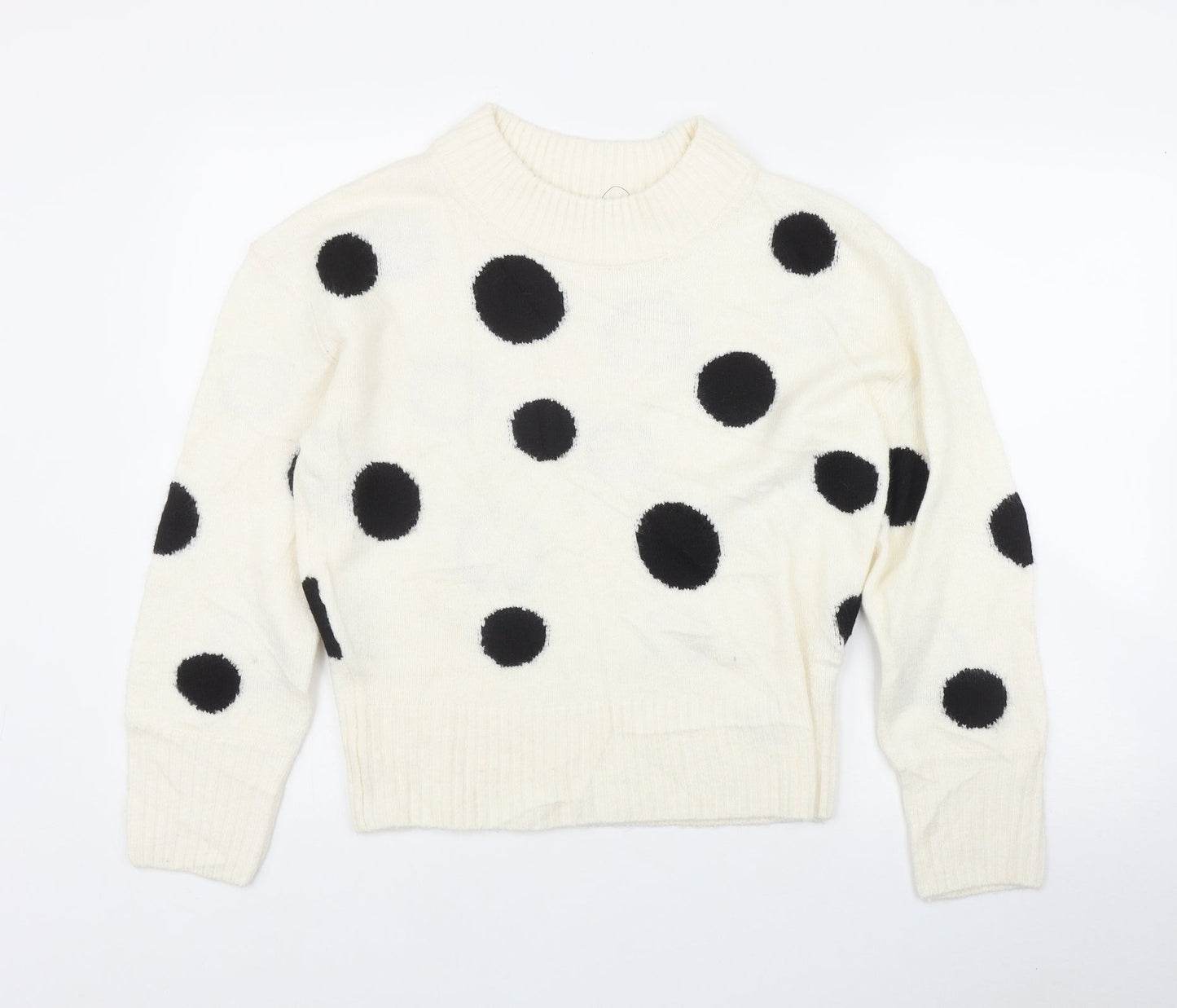 Womens UK Size S Marks and Spencer Ivory Pullover Jumper