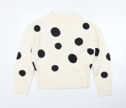 Womens UK Size S Marks and Spencer Ivory Pullover Jumper